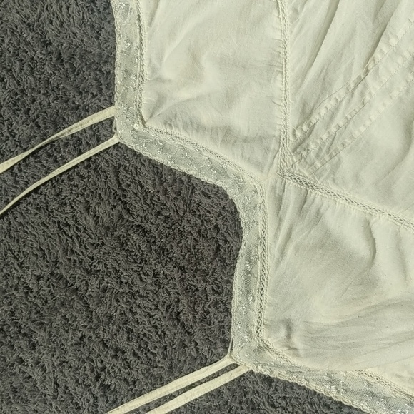 Decorative Ivory Boho Tank Top - Picture 4 of 16